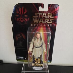 Hasbro Star Wars Lucasfilm 50th Anniversary Qui-Gon Jinn Action Figure